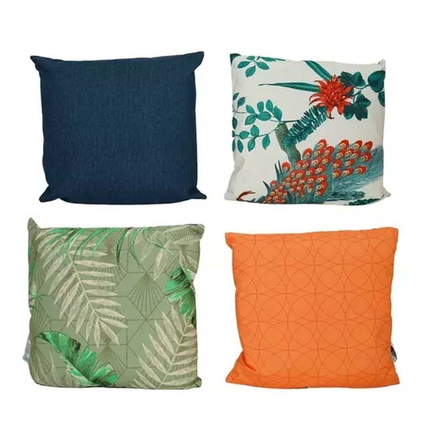 Coussin d'extérieur Madison bleu foncé 38x38cm