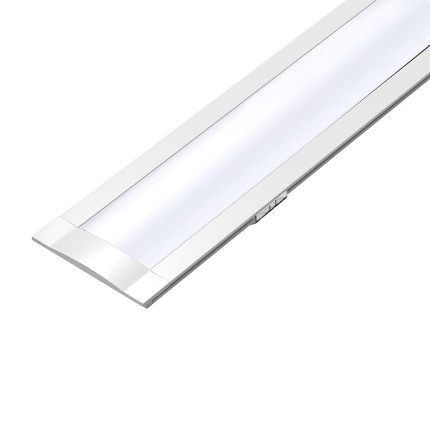 Inbouwprofiel voor LED-strip aluminium wit 2 meter
