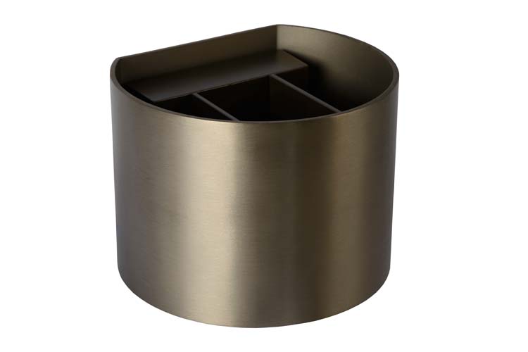 Wandlamp - koffie - afgerond - dimbaar - G9 - 4W - 2700K