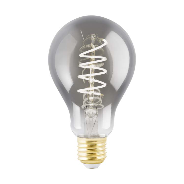 Lampe LED spirale smoke A75 E27 100LM dimmable