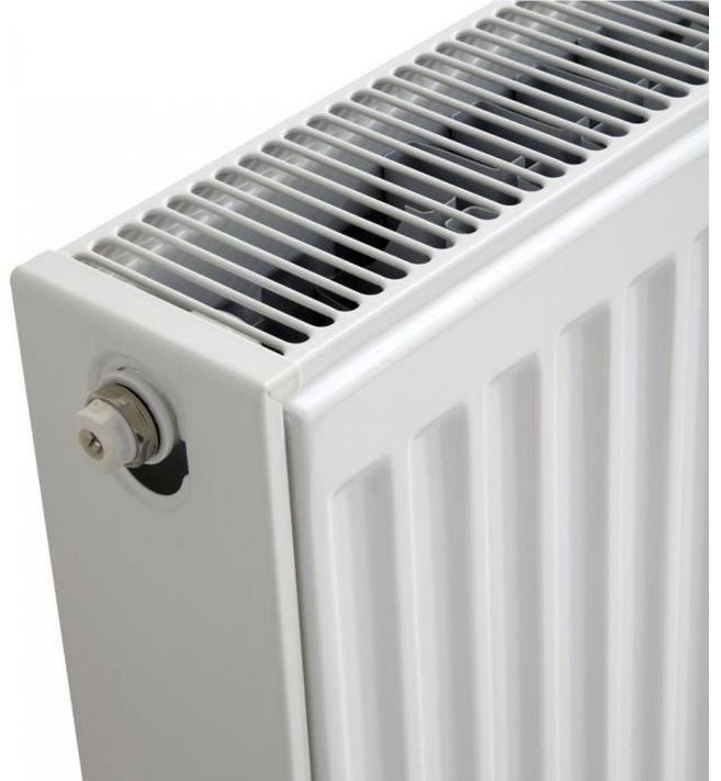 Radiateur type 33 90x60cm 8 raccords blanc 2000 watts