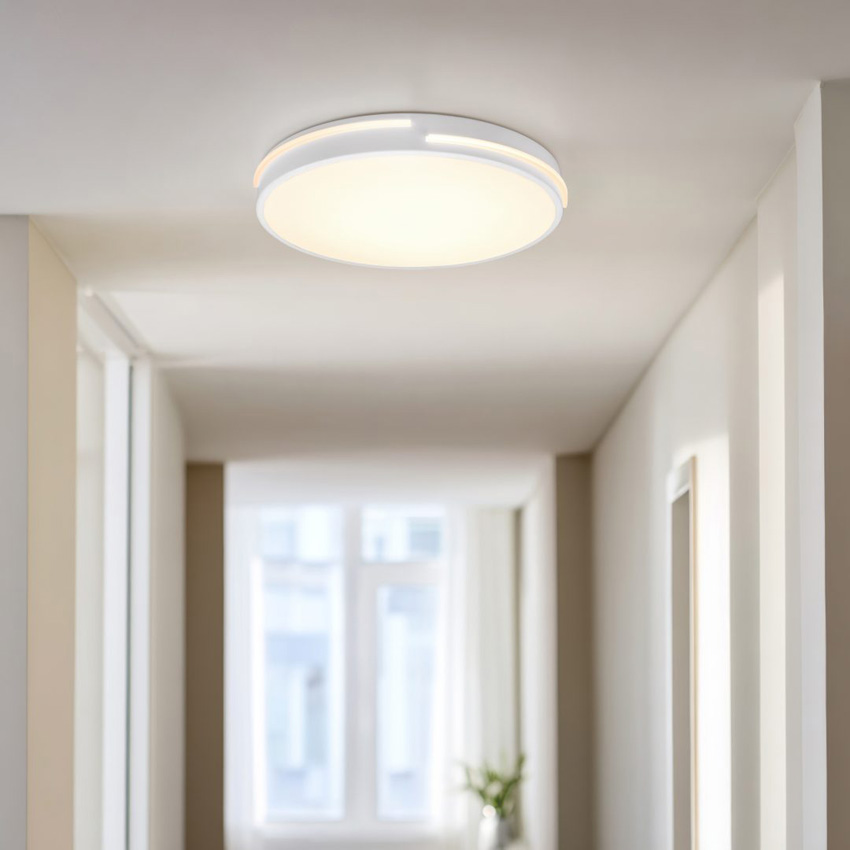 Plafondlamp - wit - Ø40cm - dimbaar - LED - 1x24W - 2700-6500K