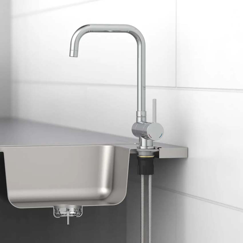 Keukenkraan Window chroom