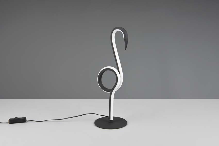 Tafellamp flamingo - zwart - 35x14,5cm - LED - 1x6W - 3000K