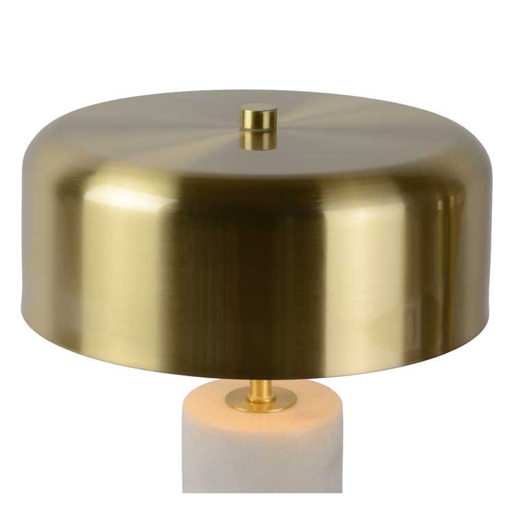 Lucide MIRASOL - Lampe de table - Ø 25 cm - G9 - Blanc