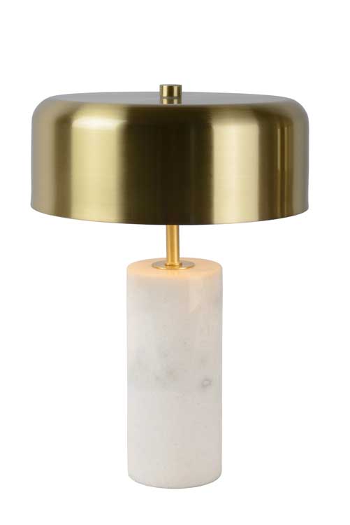 Lucide MIRASOL - Lampe de table - Ø 25 cm - G9 - Blanc