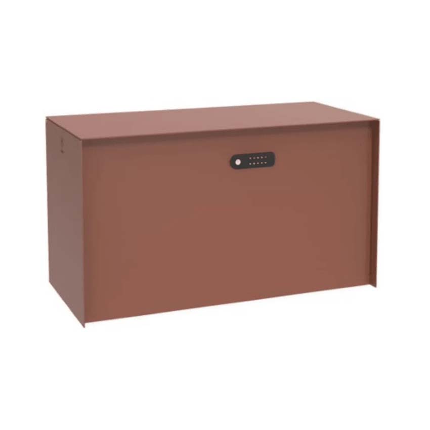 Pakketbrievenbus eSafe Bulkbox cortenstaal look