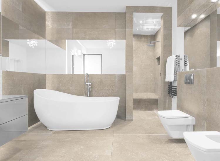 Carrelage Belchateau beige rt 90 x 90 cm