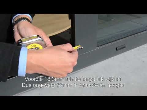 Moustiquire Inoutic anthracite sur mesure avec toile standard Moustiquire Inoutic anthracite sur mesure avec toile standard