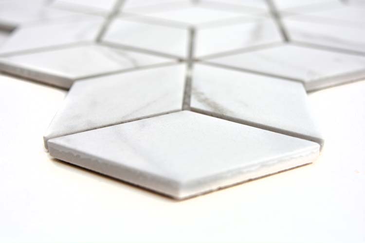 Mozaïek Hexagon Carrara mat 26,6x30,5cm