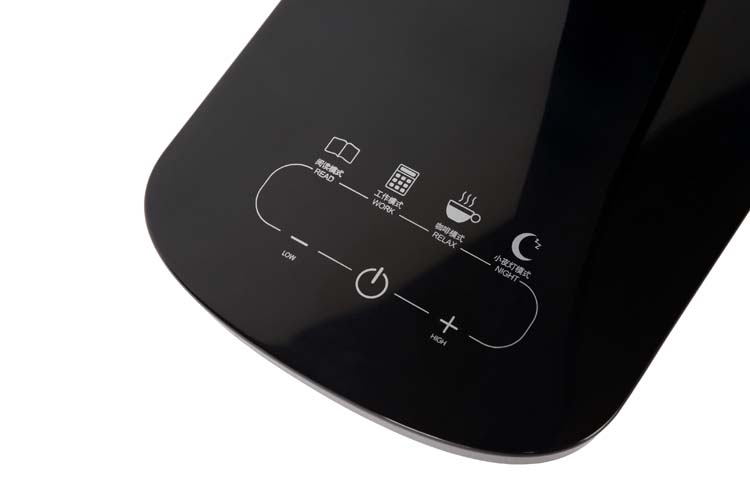 Bureaulamp - zwart - dimbaar - LED - 8W - 6000K