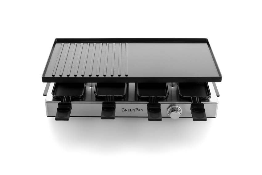 Gourmet en raclette Dagelijkse Kost GreenPan Chefs Collection PFAS-vrij zwart 52,6x24,1x15,4cm Gourmet en raclette Dagelijkse Kost GreenPan Chefs Collection PFAS-vrij zwart 52,6x24,1x15,4cm