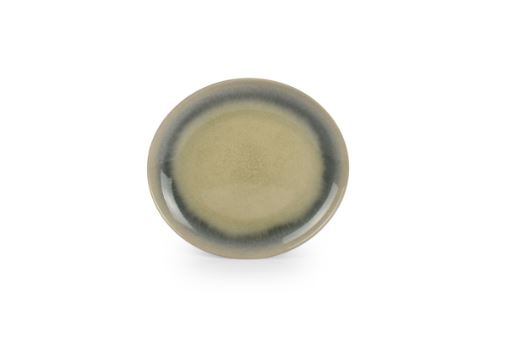 Assiette Flint vert/gris 15 cm
