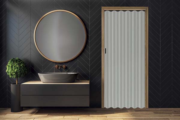 Vouwdeur piedra kunstleder op maat