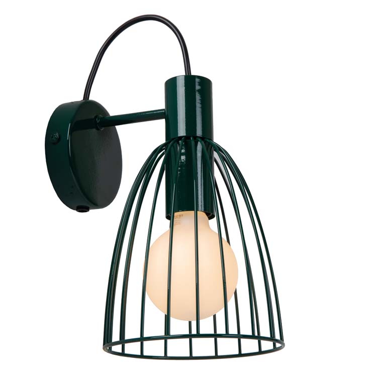 Lucide MACARONS - Wandlamp - 1xE27 - Groen