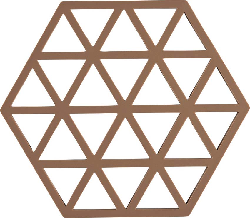 Panonderzetter Zone triangles almond 16 x 14 cm