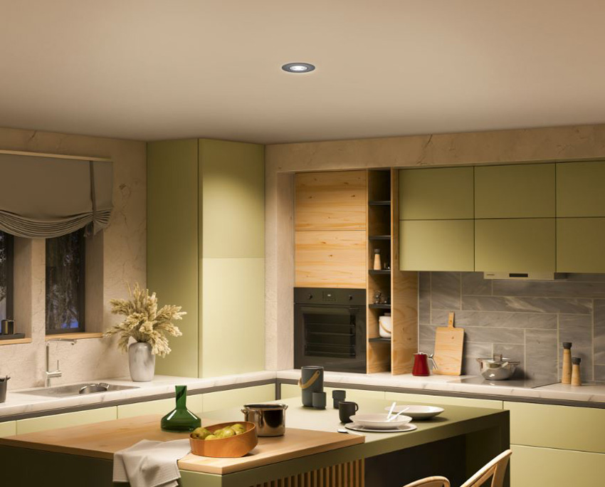 Spot encastrable - noir - 8,7x6x10,7cm - dimmable - LED - 1x5W - 4000K - IP20