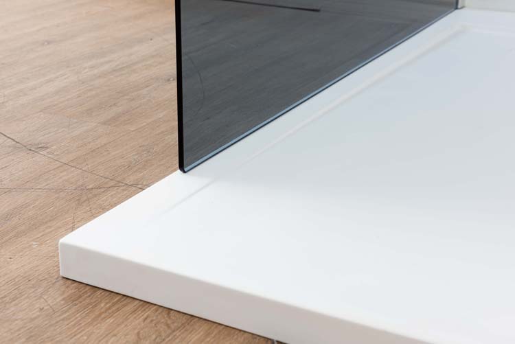 Receveur de douche Akon polybeton blanc mat 140x90cm