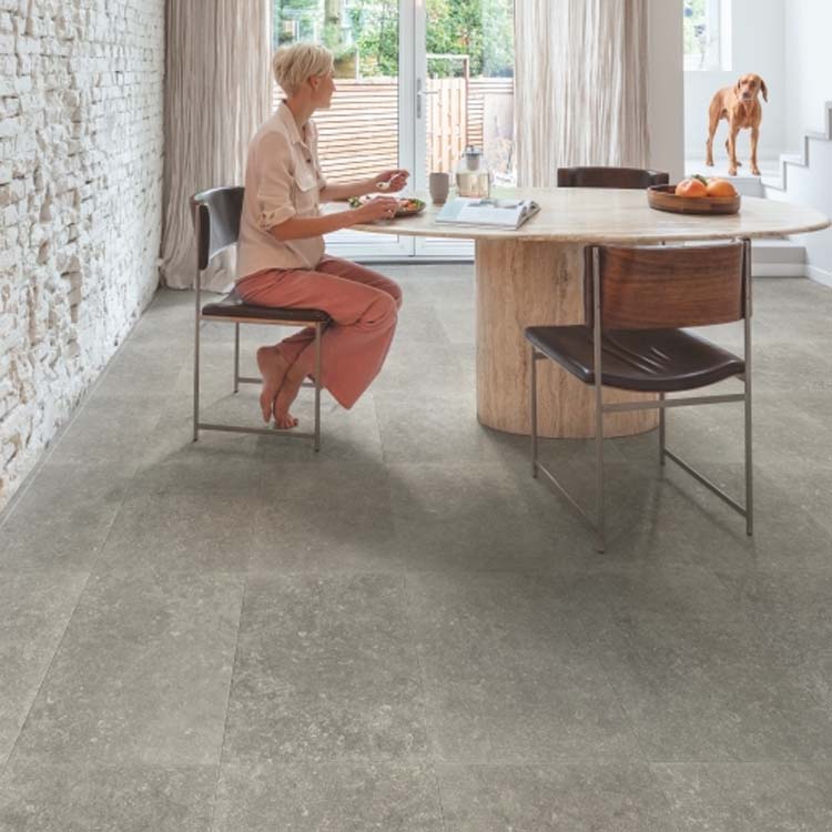 Laminaat Quick-Step Muse 8mm gesluierde blauwsteen 120x39,6cm