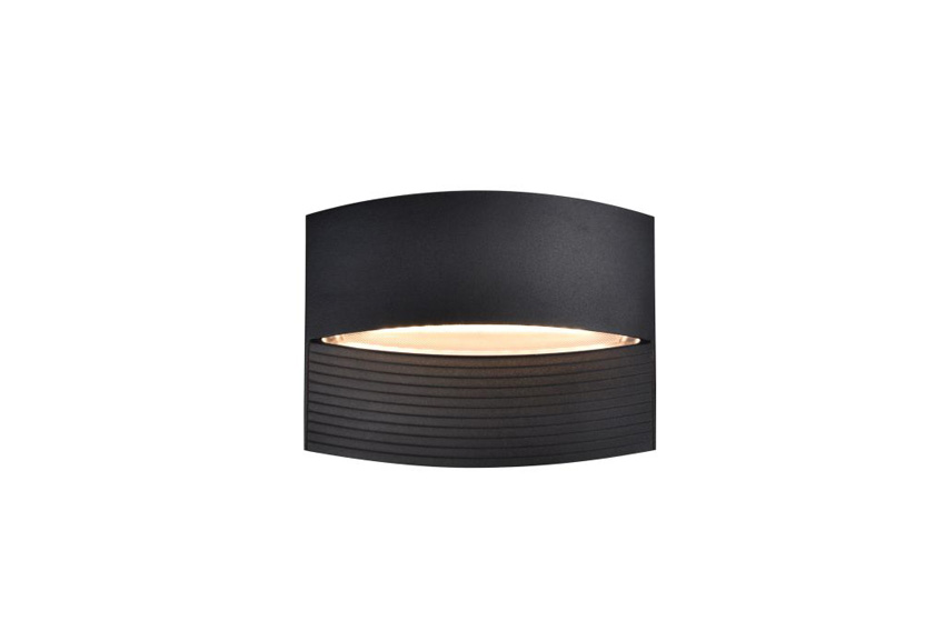 Applique murale extérieur - noir - H14cm - LED - 1x8,5W - 3000K - IP54