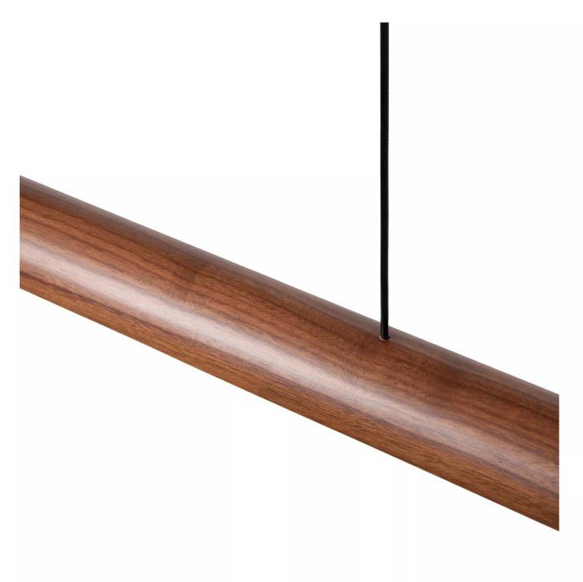 Lucide Vibes Langholt - Suspension - LED Dimmable - CCT - 1x28W 2200K/4000K - Bois clair