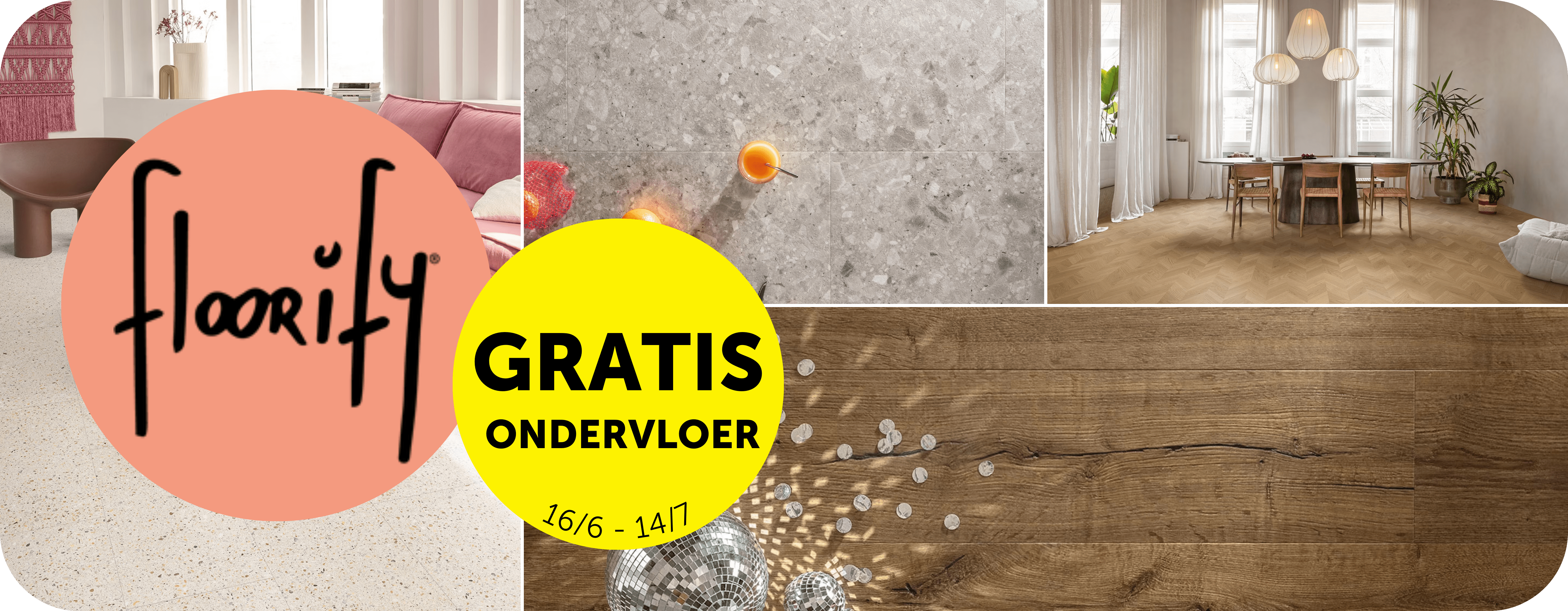 Actie Floorify ondervloer gratis Actie Floorify ondervloer gratis