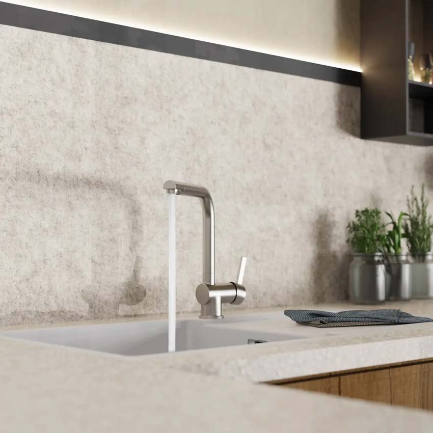 Keukenkraan Wasserwerk WK 4 inox-look