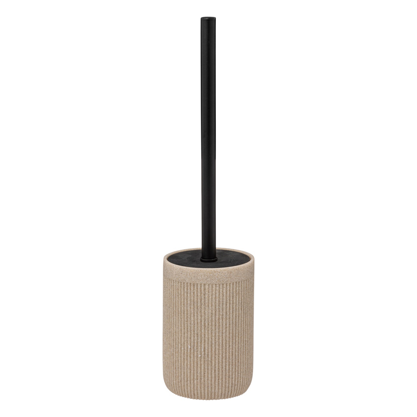 Brosse de toilettes Lou polyrésine beige