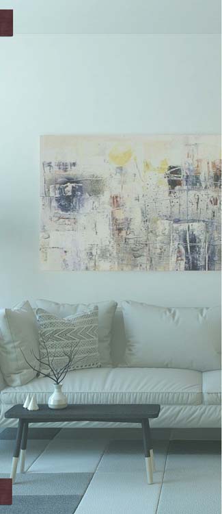 Porte intérieure vitrée simple Sky Day verre clair sur mesure - charnières bronze