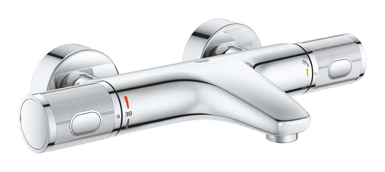 Badkraan Grohe Precision Feel thermostatisch chroom