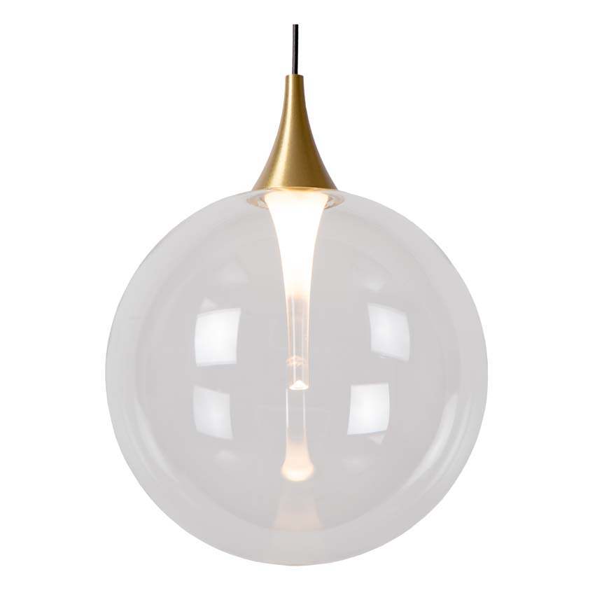 Lucide Premium Gisela - Hanglamp - Ø 61 cm - LED Dimb. - 12x3,6W 2700K - Transparant Lucide Premium Gisela - Hanglamp - Ø 61 cm - LED Dimb. - 12x3,6W 2700K - Transparant