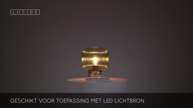 Lucide MALOTO - Tafellamp - Ø 20 cm - 1xE27 - Groen Lucide MALOTO - Tafellamp - Ø 20 cm - 1xE27 - Groen