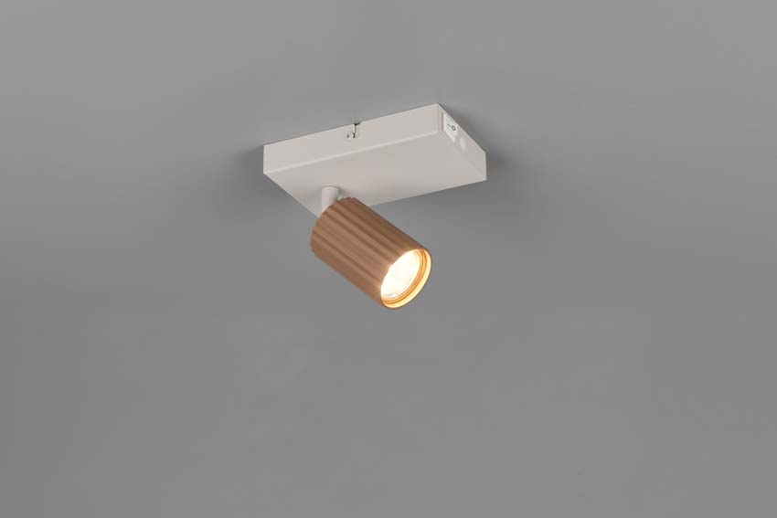 Applique murale - Café - 9x15x14cm - Dimmable - GU10 - 1x10W