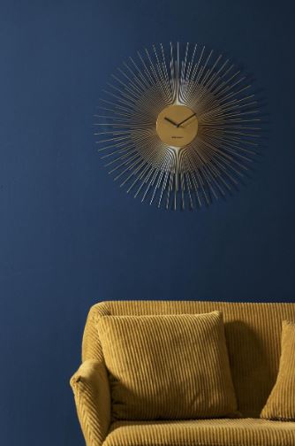Horloge murale or large Ø 60 cm