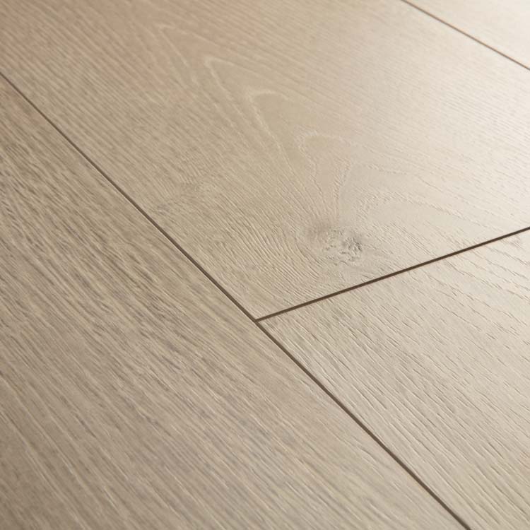 Sol stratifié Quick-step Largo 9,5mm - Chêne vieilli blanc