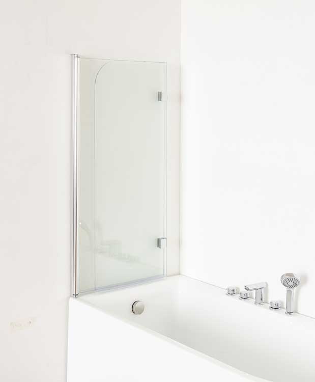 Paroi de baignoire Asher chrome gauche 120x130cm
