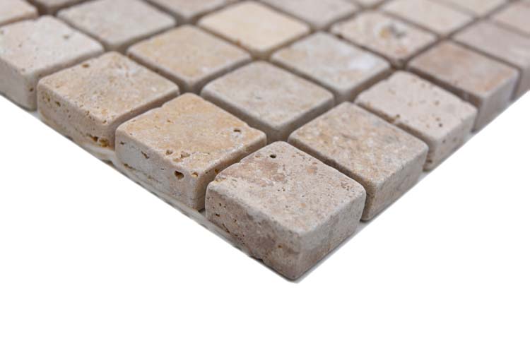 Mosaïque Travertin Light Small mat 30,5x30,5cm