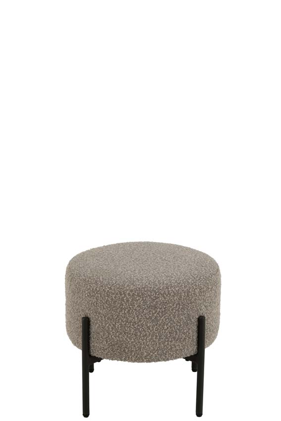 Tabouret Boucle gris