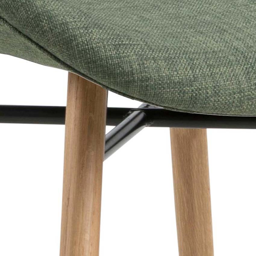Stoel Belinda groen 47x47x82cm Stoel Belinda groen 47x47x82cm