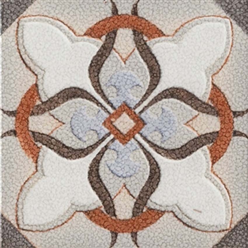 Vloer- en wandtegel Burano patroontegel multicolor 20x20cm