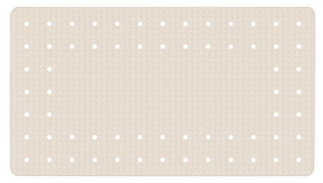 Tapis de douche antidérapant Wenko Mirasol beige 69x39cm