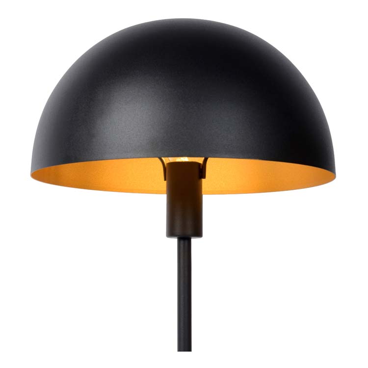 Lampe de table - noir - Ø25cm - E14 - 40W