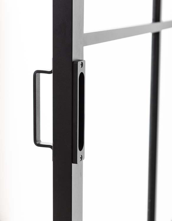 Complete dubbele stalen schuifdeur Tyra 2x 3R op maat