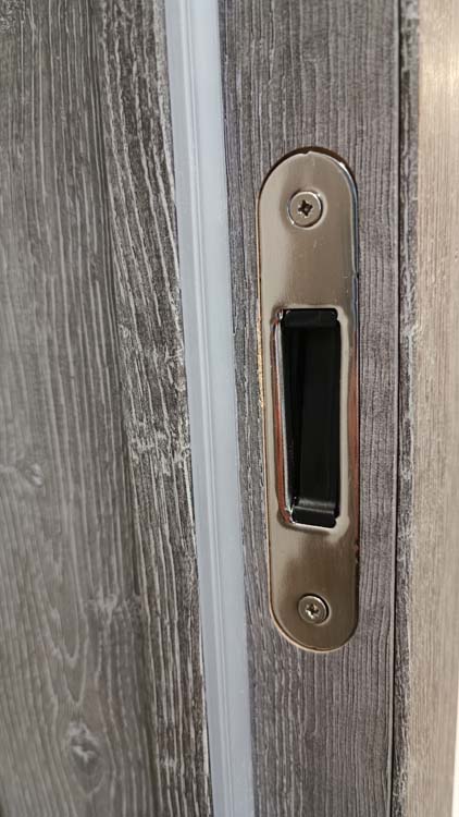 Complete binnendeur Invisible Flat Mont-Ventoux 201,5x73cm tubespaan rechts + deurkast 30cm