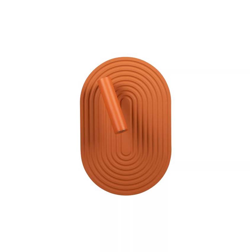Lucide Essential Carmino - Applique murale - LED - 1x12W 2700K - Terracotta