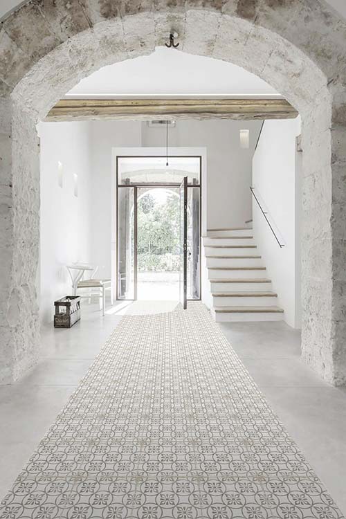 Carrelage déco raffy cappel taupe 20x20cm