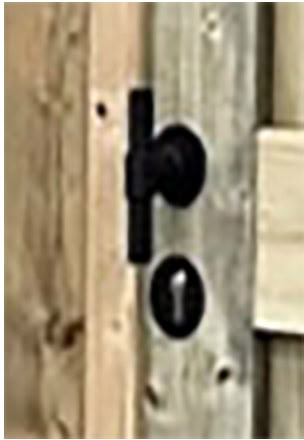 Tuinstudio Hunt L sparrenhout naturel 700x300x340cm dubbele deur