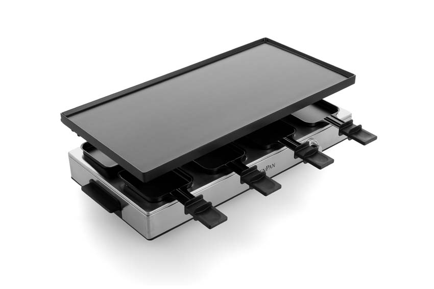 Gourmet en raclette Dagelijkse Kost GreenPan Chefs Collection PFAS-vrij zwart 52,6x24,1x15,4cm Gourmet en raclette Dagelijkse Kost GreenPan Chefs Collection PFAS-vrij zwart 52,6x24,1x15,4cm