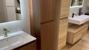 Kolomkast Falco walnoot 400 x 350 x 1700 mm Kolomkast Falco walnoot 400 x 350 x 1700 mm