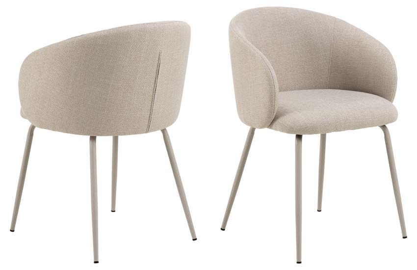 Stoel Nora beige